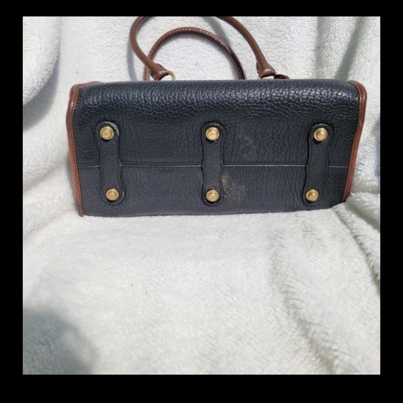 Vintage 90's Black Dooney Bourke Hand Bag Purse - Picture 7 of 10